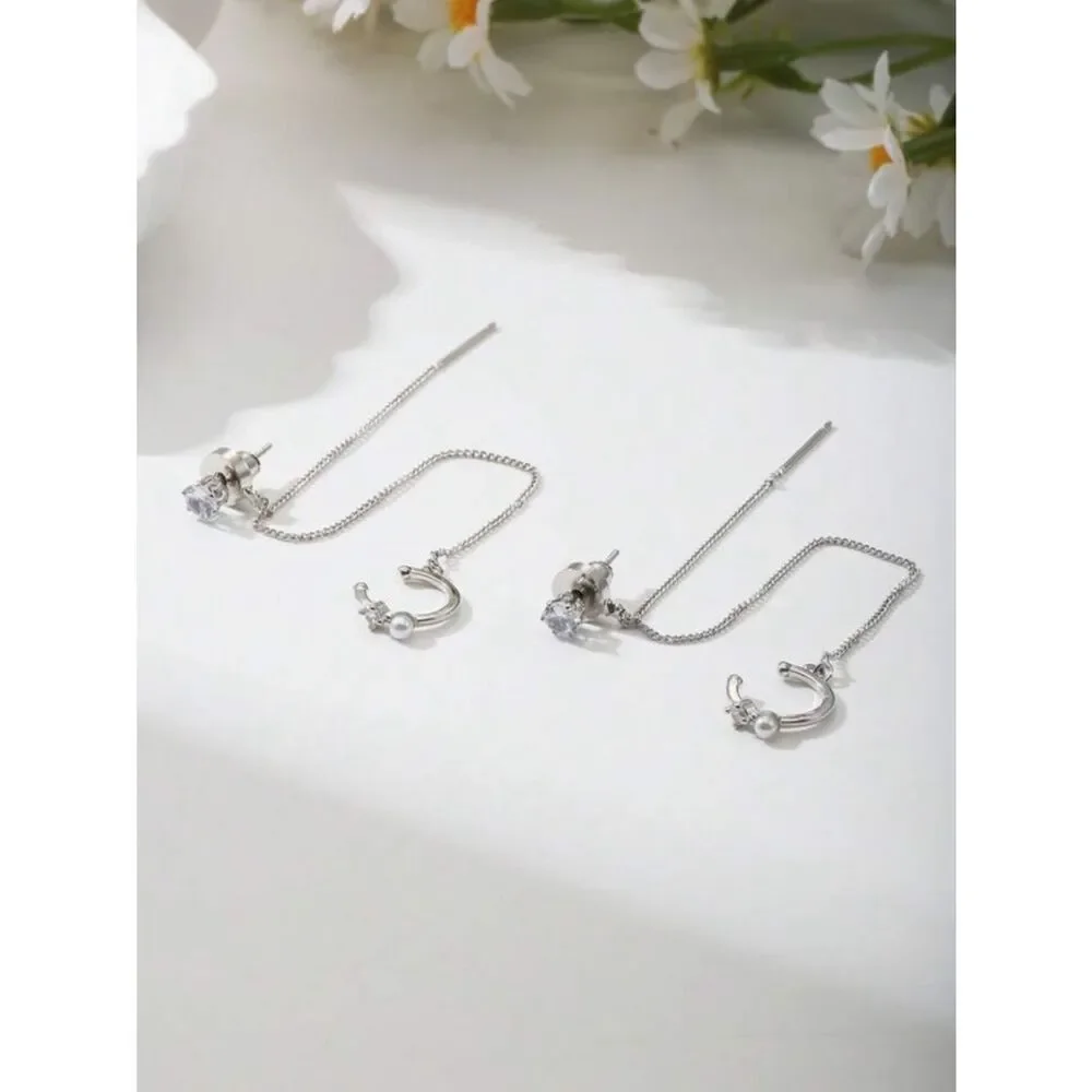 Anthropologie elegant silver